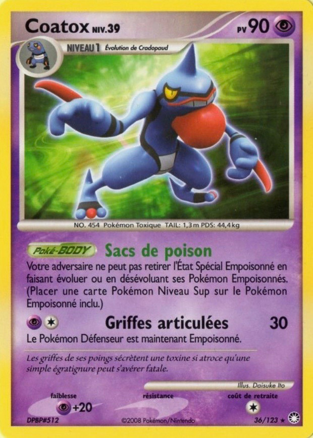 Carte Pokémon: Coatox