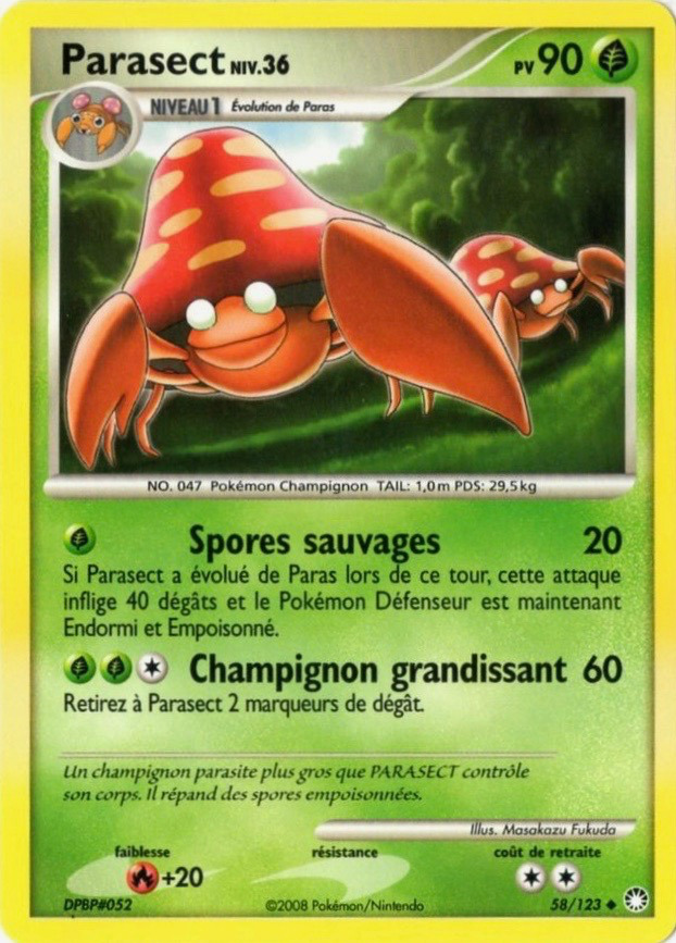 Carte Pokémon: Parasect