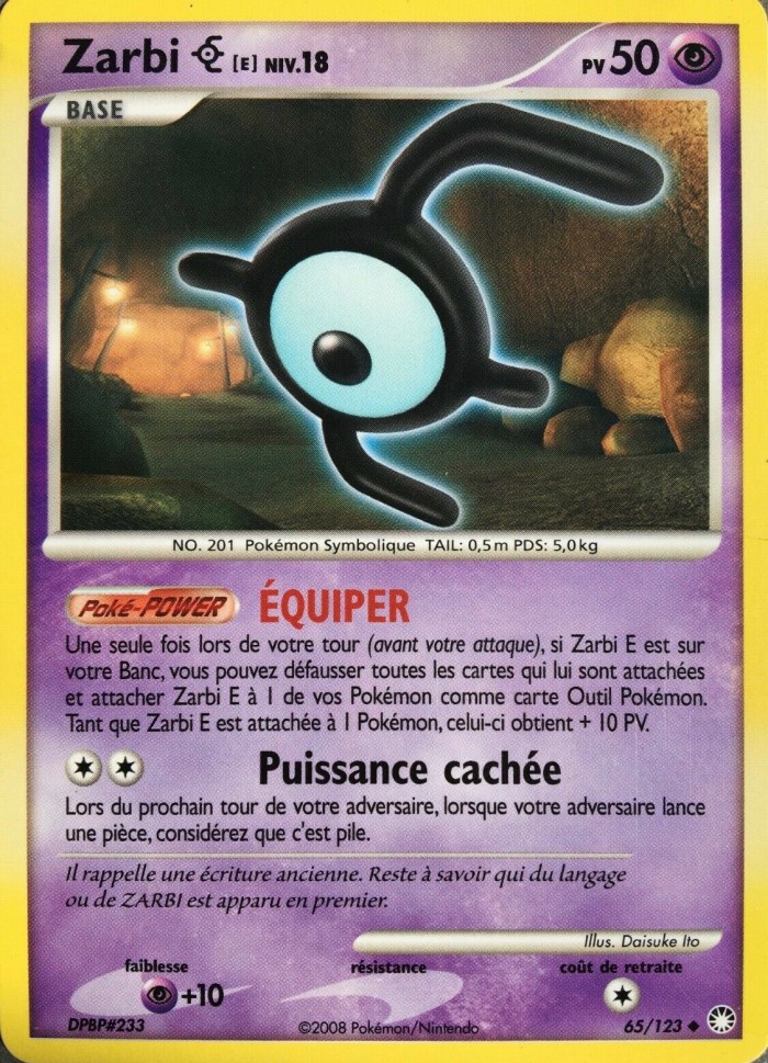 Carte Pokémon: Zarbi [E]