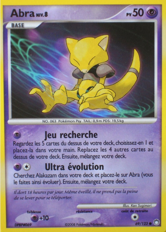 Carte Pokémon: Abra