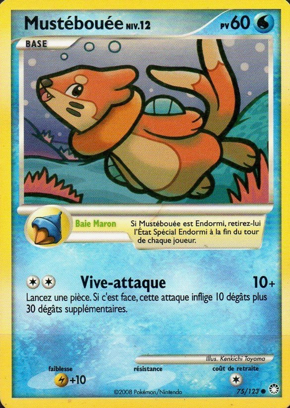 Carte Pokémon: Mustébouée