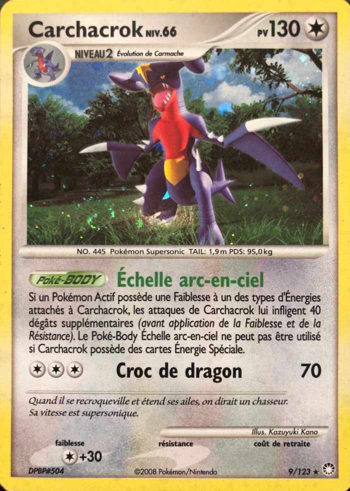 Carte Pokémon: Carchacrok