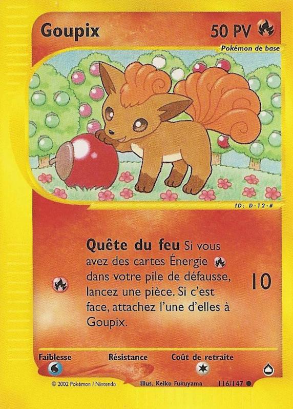 Carte Pokémon: Goupix