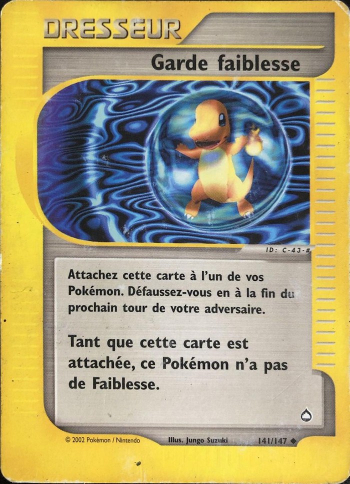 Carte Pokémon: Garde faiblesse