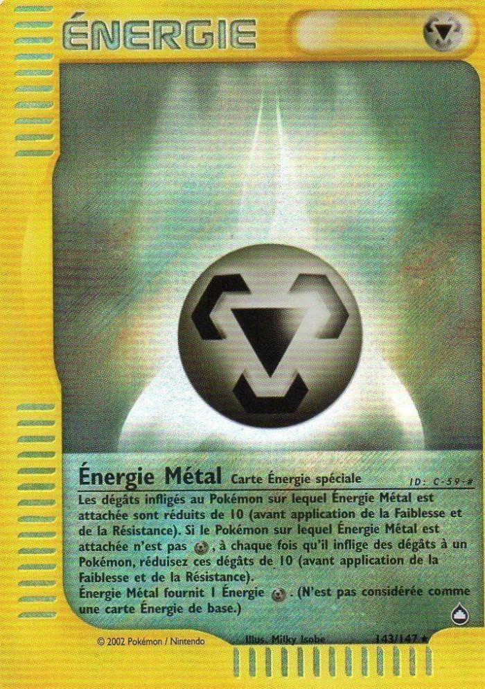 Carte Pokémon: Énergie Métal