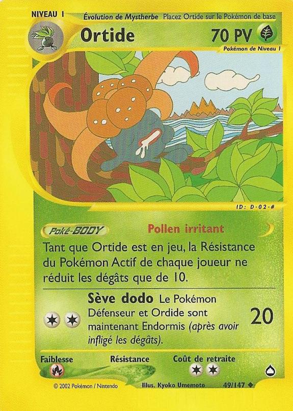 Carte Pokémon: Ortide