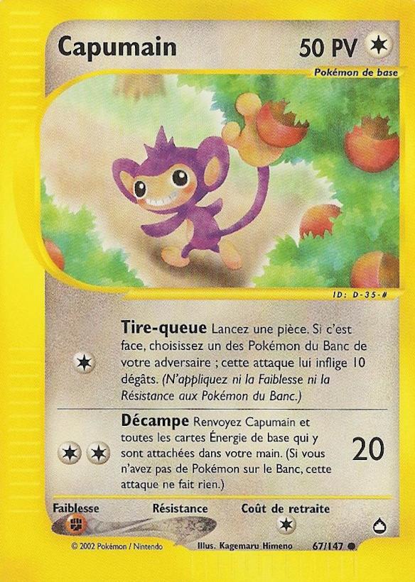 Carte Pokémon: Capumain