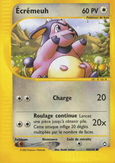 Carte Pokémon: Écrémeuh