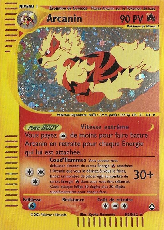 Carte Pokémon: Arcanin