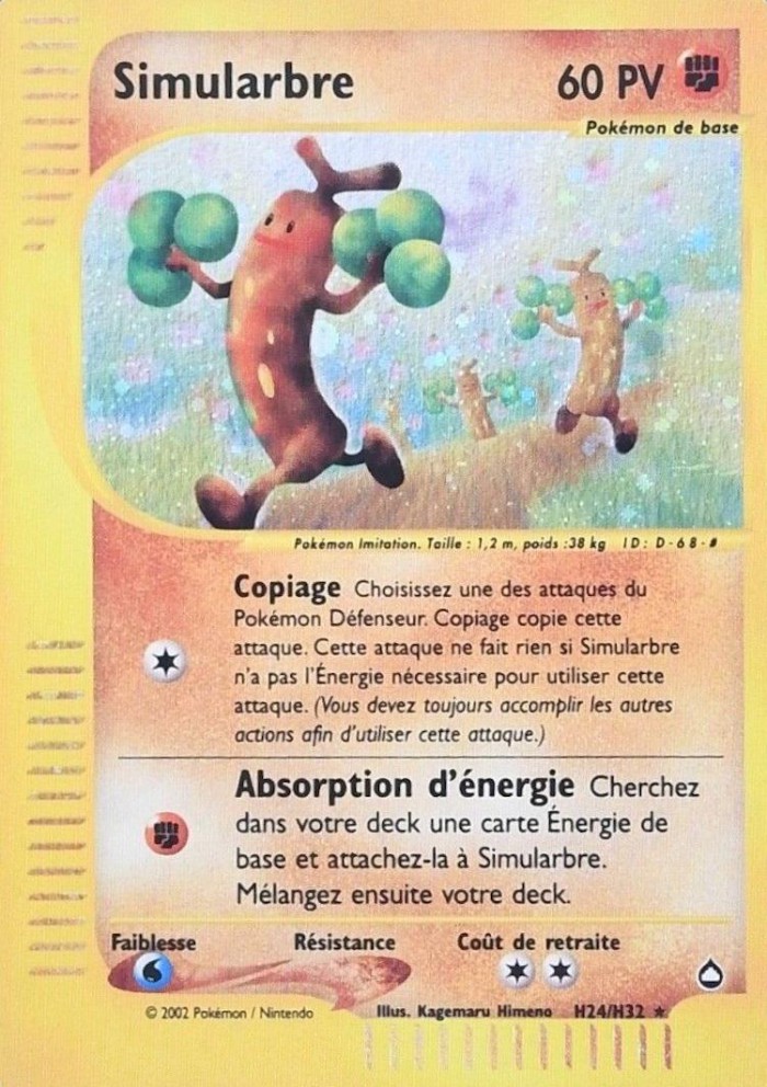 Carte Pokémon: Simularbre