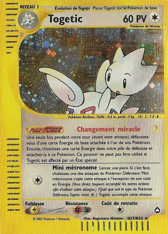 Carte Pokémon: Togetic