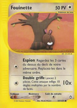 Carte Pokémon: Fouinette