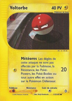 Carte Pokémon: Voltorbe