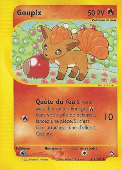 Carte Pokémon: Goupix