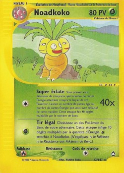 Carte Pokémon: Noadkoko