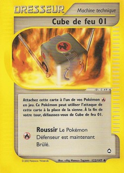 Carte Pokémon: Cube de feu 01