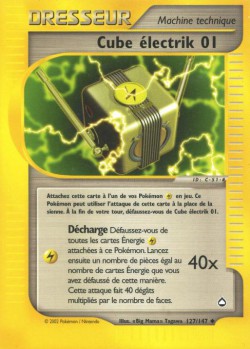 Carte Pokémon: Cube électrik 01