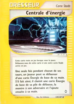 Carte Pokémon: Centrale d'énergie