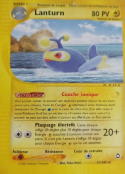 Carte Pokémon: Lanturn