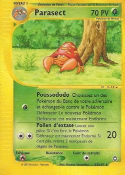 Carte Pokémon: Parasect