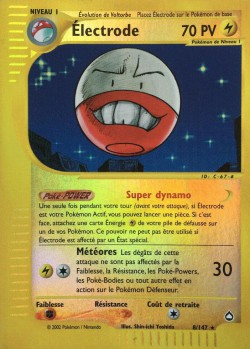 Carte Pokémon: Électrode