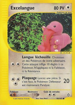 Carte Pokémon: Excelangue