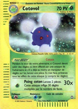 Carte Pokémon: Cotovol