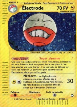 Carte Pokémon: Électrode