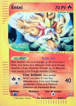 Carte Pokémon: Entei