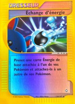 Carte Pokémon: Échange d'énergie