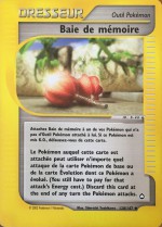 Carte Pokémon: Baie de mémoire