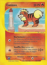 Carte Pokémon: Caninos