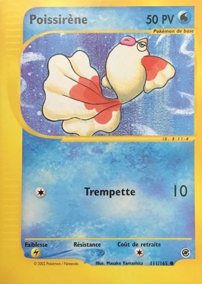 Carte Pokémon: Poissirène