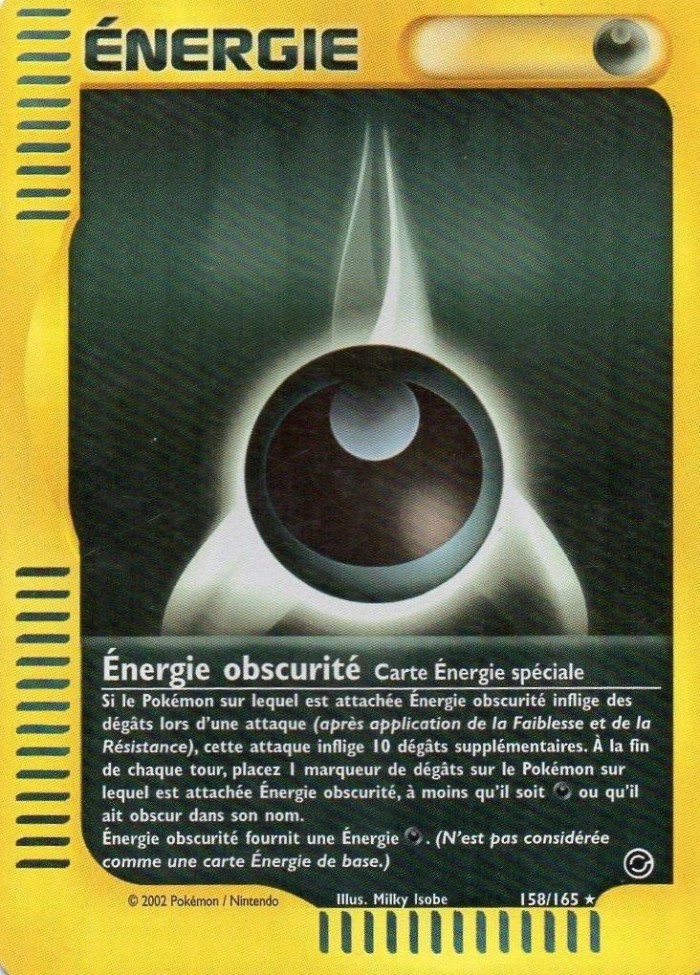 Carte Pokémon: Énergie obscurité