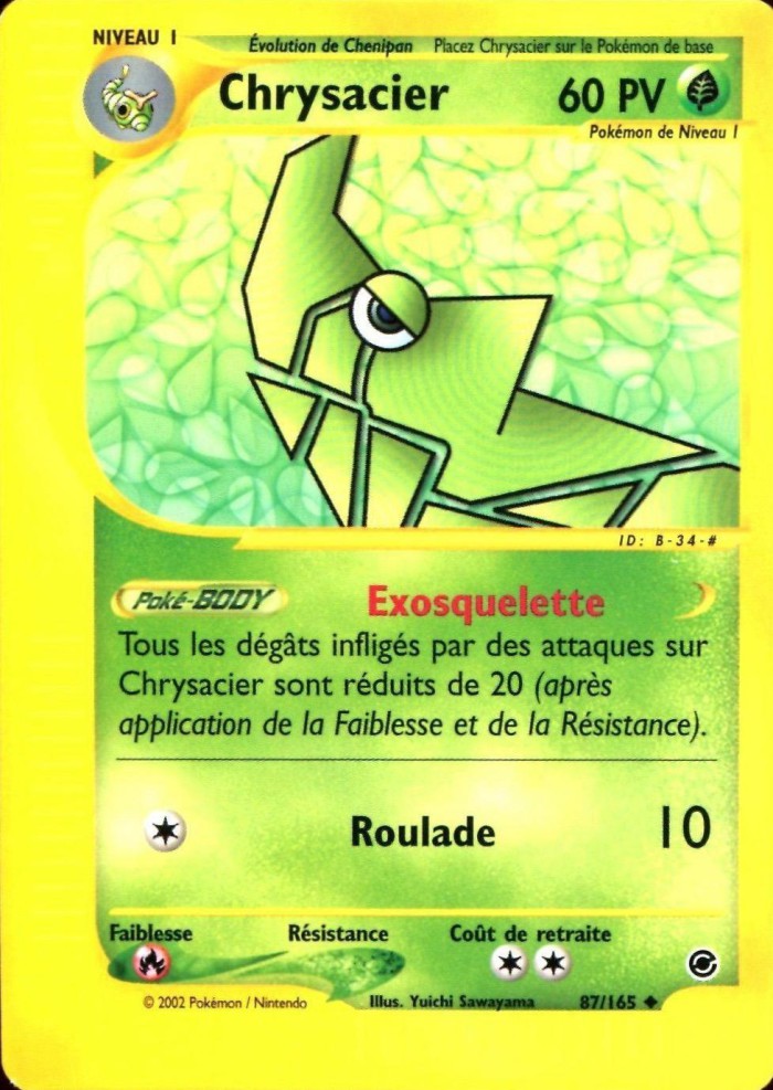 Carte Pokémon: Chrysacier