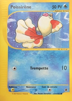 Carte Pokémon: Poissirène