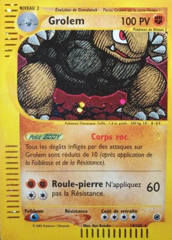 Carte Pokémon: Grolem