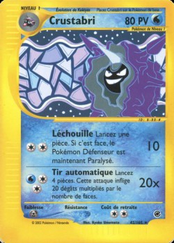 Carte Pokémon: Crustabri