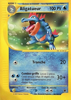 Carte Pokémon: Aligatueur