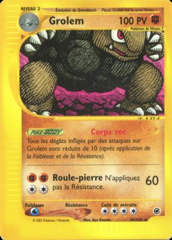 Carte Pokémon: Grolem