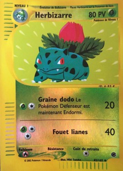 Carte Pokémon: Herbizarre