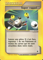 Carte Pokémon: Super Rappel