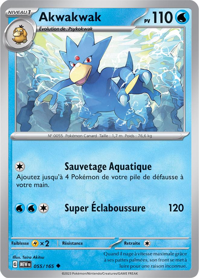 Carte Pokémon: Akwakwak