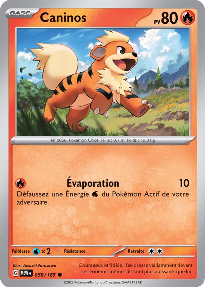 Carte Pokémon: Caninos