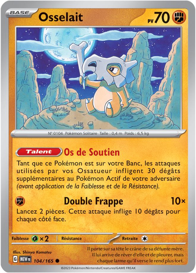 Carte Pokémon: Osselait