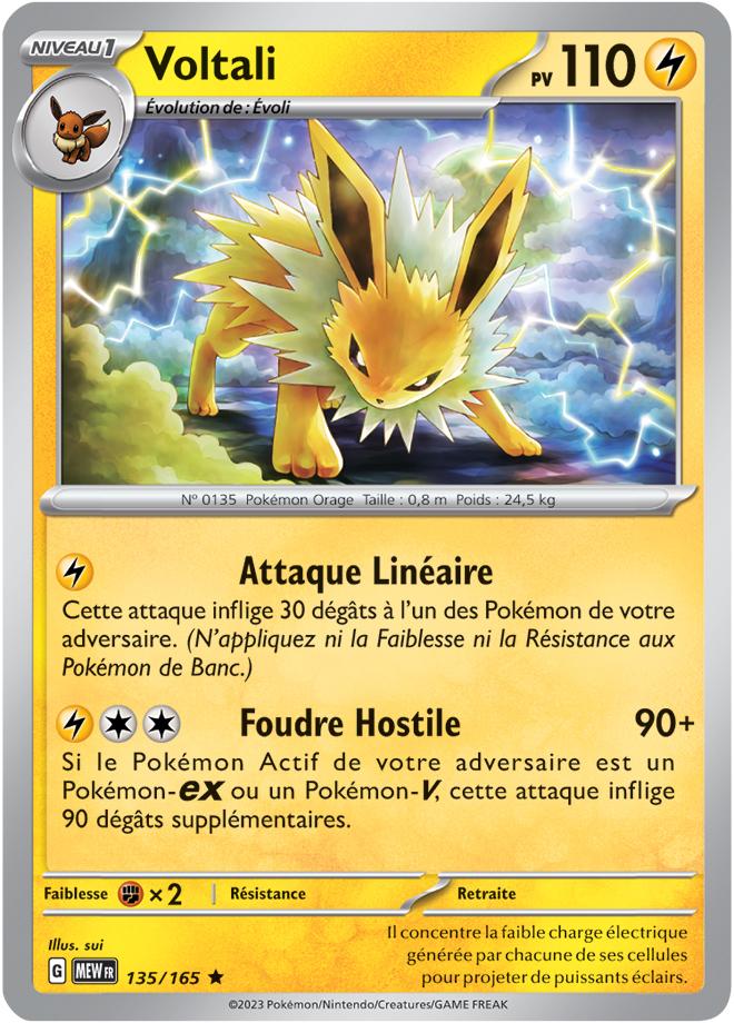 Carte Pokémon: Voltali