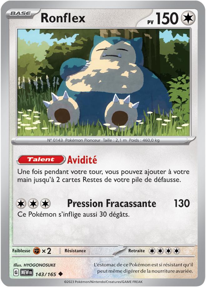 Carte Pokémon: Ronflex