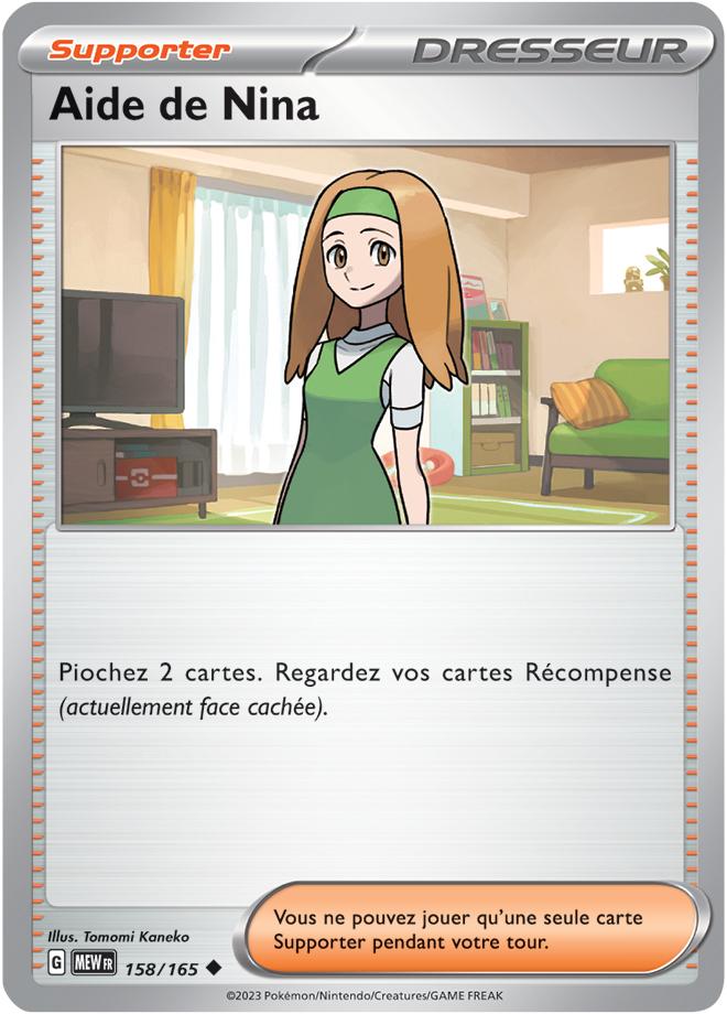 Carte Pokémon: Aide de Nina