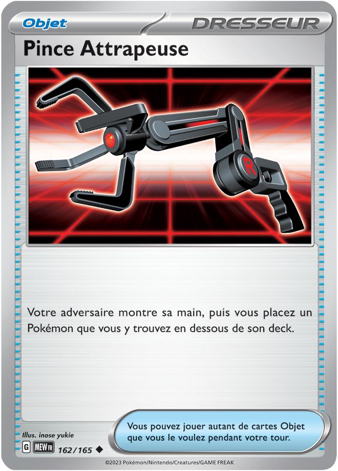 Carte Pokémon: Pince Attrapeuse