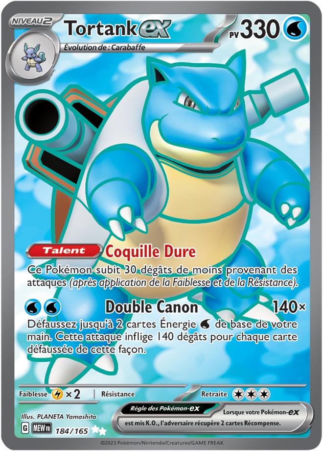 Carte Pokémon: Tortank ex